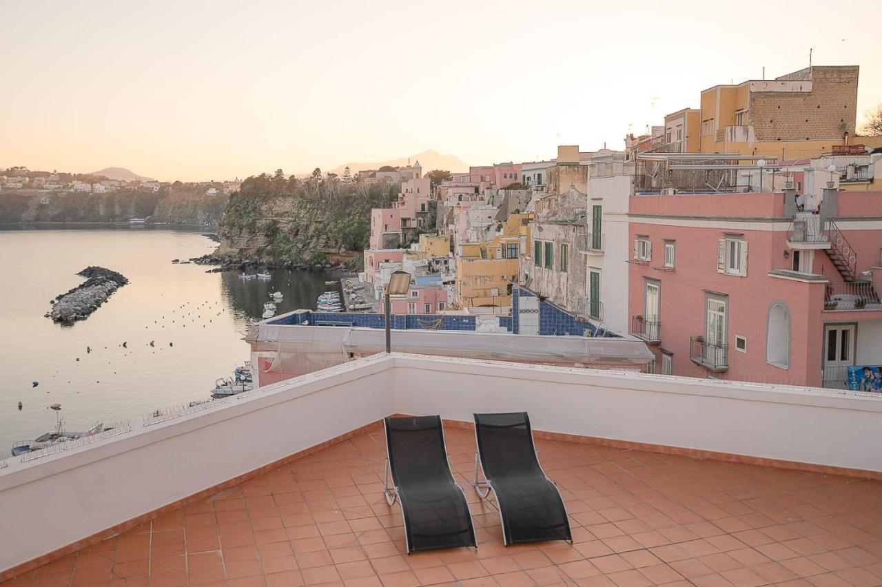 La Procidana House - Corricella Exlusive Terrace Villa Exterior photo